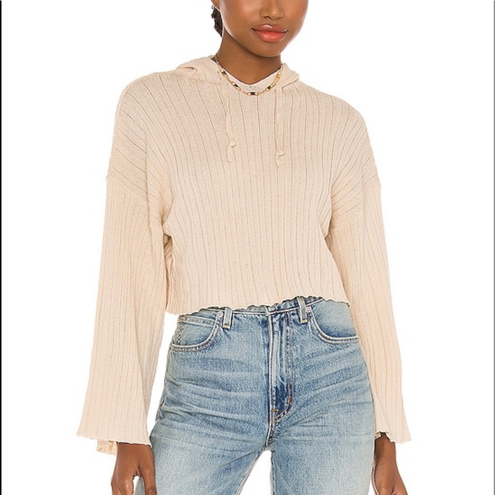 Revolve Lounge Cropped Hoodie//Lounge Knit Pant
